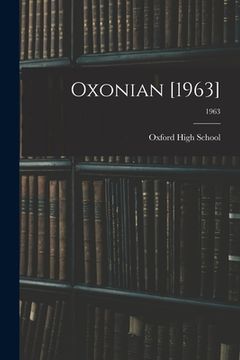 portada Oxonian [1963]; 1963 (in English)