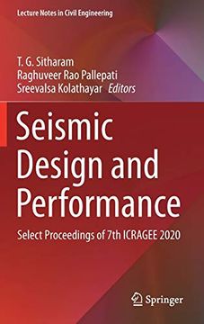 portada Seismic Design and Performance: Select Proceedings of 7th Icragee 2020: 120 (Lecture Notes in Civil Engineering) (in English)