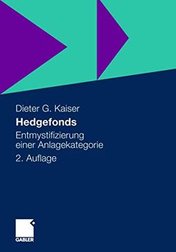 portada Hedgefonds: Entmystifizierung Einer Anlagekategorie (en Alemán)