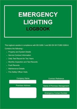 portada Emergency Lighting Logbook (in English)