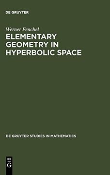 portada Elementary Geometry in Hyperbolic Space (en Inglés)