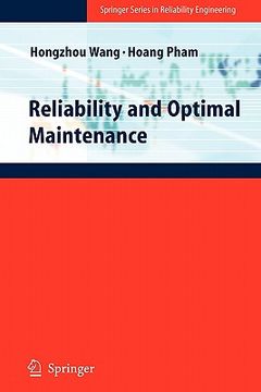 portada reliability and optimal maintenance (en Inglés)