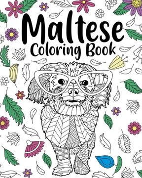 portada Maltese Coloring Book 