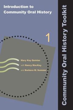 portada Introduction to Community Oral History (en Inglés)