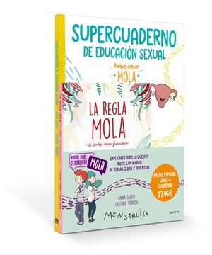 portada PACK APRENDE CON MENSTRUITA (LA REGLA MOLA + SUPERCUADERNO DE EDUCACION SEXUAL) (in Spanish)