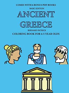 portada Coloring Book for 4-5 Year Olds (Ancient Greece) (en Inglés)