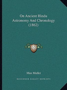 portada on ancient hindu astronomy and chronology (1862) (en Inglés)