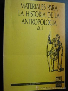 portada Materiales Para la Historia de la Antropología. Vol 1