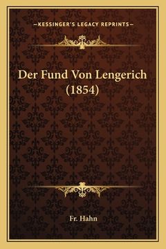 portada Der Fund Von Lengerich (1854) (in German)