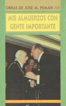portada Mis Almuerzos con Gente Importante (Grandes Firmas Edibesa) (in Spanish)