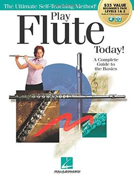 portada Play Flute Today! Beginner's Pack: Level 1 & 2 Method Book With Audio & Video Access (en Inglés)