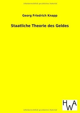 portada Staatliche Theorie Des Geldes (German Edition)