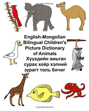 portada English-Mongolian Bilingual Children's Picture Dictionary of Animals (FreeBilingualBooks.com) (en Inglés)