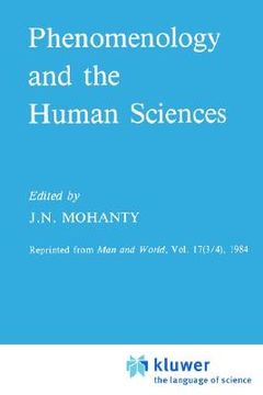 portada phenomenology and the human sciences (en Inglés)