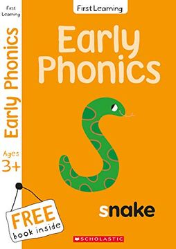 portada Phonics Workbook for Ages 3-5 (Book 1): This Preschool Activity Book Includes a Free Mini-Book and Rewards Certificate (Scholastic First Learning) 