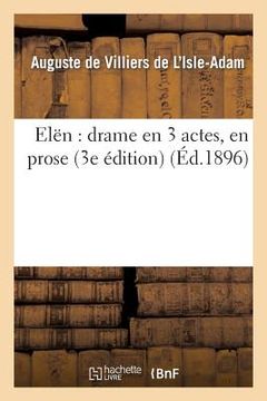 portada Elën: Drame En 3 Actes, En Prose (3e Édition) (en Francés)