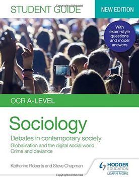 portada Ocr A-Level Sociology Student Guide 3: Debates in Contemporary Society: Globalisation and the Digital Social World; Crime and Deviance (Ocr Student Guide) 