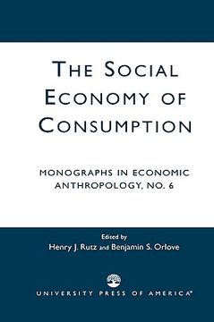 portada the social economy of consumption (en Inglés)