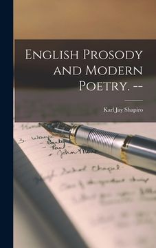 portada English Prosody and Modern Poetry. -- (in English)