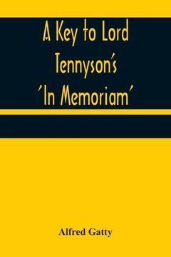portada A Key to Lord Tennyson's 'In Memoriam' (in English)