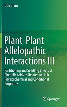 portada Plant Plant Allelopathic Interactions iii (en Inglés)