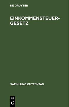 portada Einkommensteuergesetz (en Alemán)