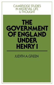 portada Government of England Under Henry i (Cambridge Studies in Medieval Life and Thought: Fourth Series) 
