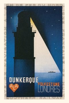 portada Vintage Journal Channel Crossing in France Travel Poster (en Inglés)