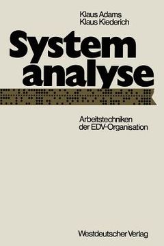 portada Systemanalyse: Arbeitstechniken Der Edv-Organisation (in German)