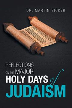 portada Reflections on the Major Holy Days of Judaism (en Inglés)