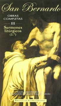 portada Obras Completas de san Bernardo. Iii: Sermones Litúrgicos (1. º) (in Spanish)