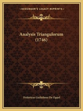 portada Analysis Triangulorum (1746) (in Latin)