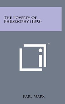 portada The Poverty of Philosophy (1892)