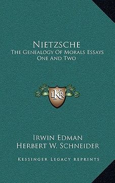 portada nietzsche: the genealogy of morals essays one and two (en Inglés)