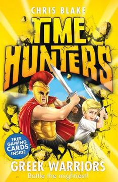 portada Greek Warriors (Time Hunters, Book 4) (en Inglés)