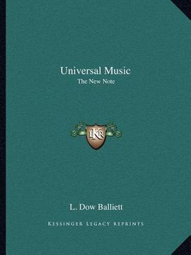 portada universal music: the new note (in English)