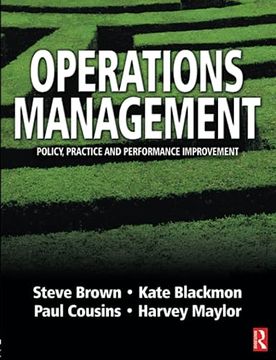 portada Operations Management: Policy, Practice and Performance Improvement: Policy, Practice and Performance Improvement: (en Inglés)