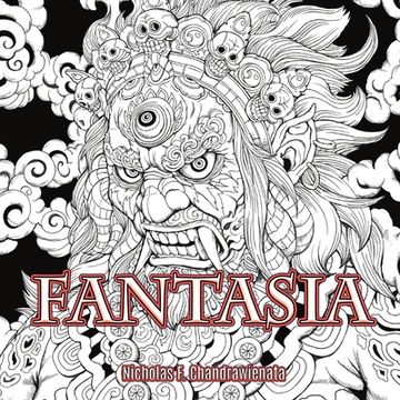 portada Fantasia Anti-Stress Adult Coloring Book (en Inglés)