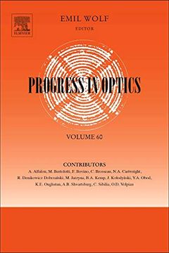 portada Progress in Optics: 60 (en Inglés)