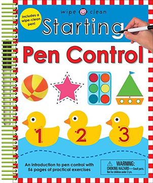 portada Wipe Clean: Starting pen Control: Includes a Wipe-Clean pen (en Inglés)