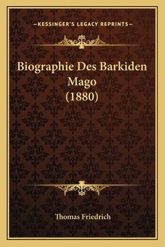 portada Biographie Des Barkiden Mago (1880) (en Alemán)