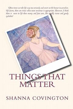 portada things that matter (en Inglés)