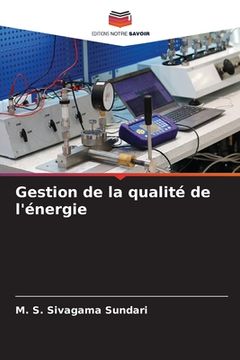 portada Gestion de la qualité de l'énergie (in French)