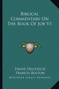 portada biblical commentary on the book of job v1