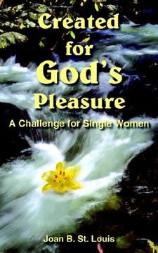 portada created for god's pleasure: a challenge for single women (in English)