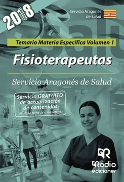 portada Fisioterapeutas: Servicio Aragones de Salud. Temario Materia Especifica (Vol. 1)