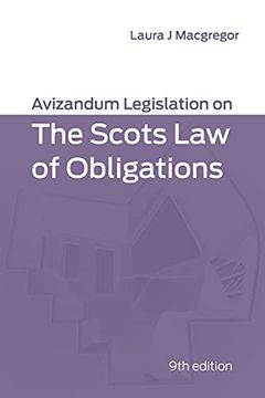 portada Avizandum Legislation on the Scots law of Obligations (Avizandum Statutes) (en Inglés)