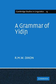 portada A Grammar of Yidin Paperback (Cambridge Studies in Linguistics) (en Inglés)