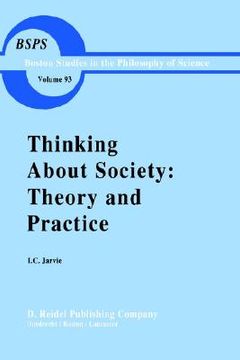 portada thinking about society: theory and practice (en Inglés)