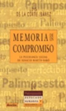 portada Memoria de un Compromiso. La Psicología Social de Ignacio Martín-Baró (in Spanish)